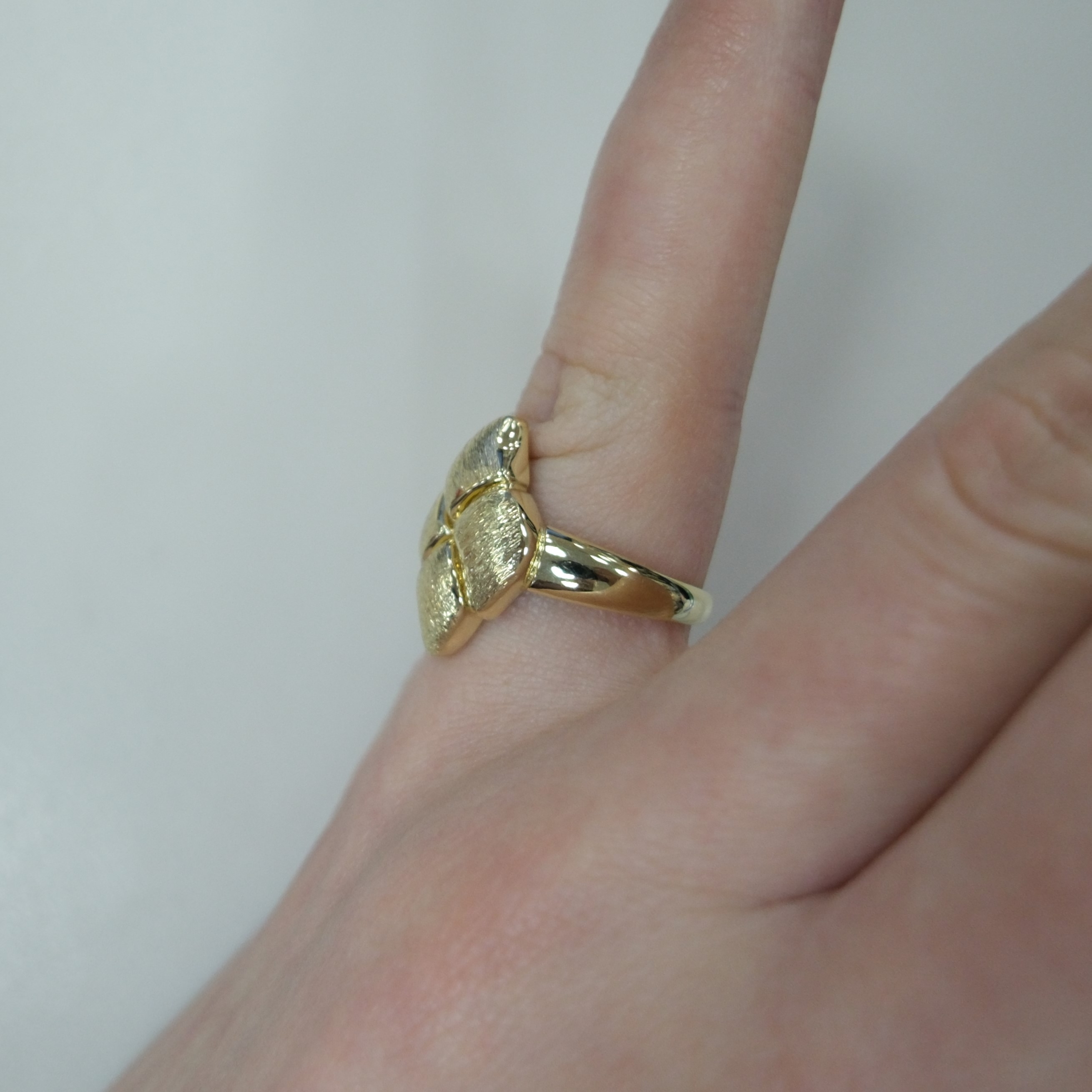 Кольцо из желтого золота